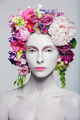 Image showing Beautiful flower queen