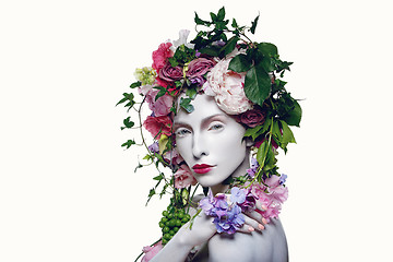 Image showing Beautiful flower queen