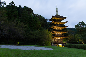 Image showing Rurikoji temple in Japan