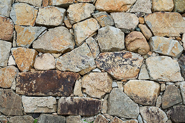 Image showing Stone wall texture