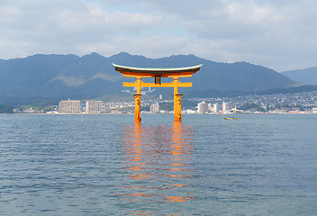 Image showing Miyajima torii gate