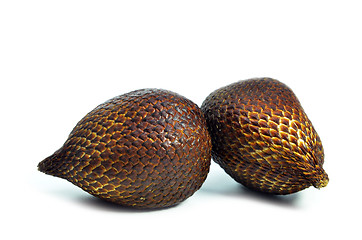 Image showing Snake fruit isolated on the white background