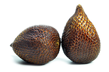 Image showing Snake fruit isolated on the white background