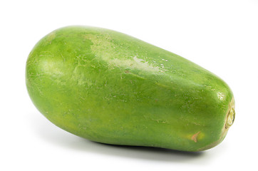 Image showing Green papaya isolated