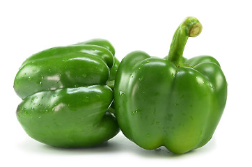 Image showing Green bell pepper