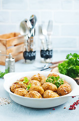 Image showing boiled potatoes