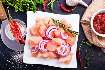 Image showing raw chicken breast