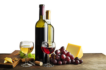 Image showing Wine background