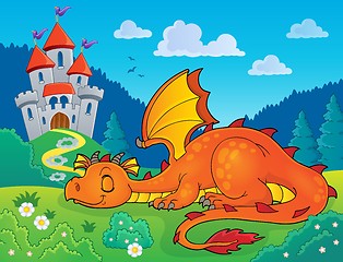 Image showing Sleeping dragon theme image 2