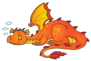 Image showing Sleeping dragon theme image 1