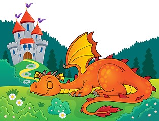 Image showing Sleeping dragon theme image 4