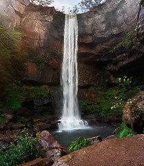 Image showing Beautiful waterfall in Southern Highlands