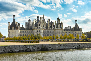 Image showing Chateau de Chambord, panoramic view