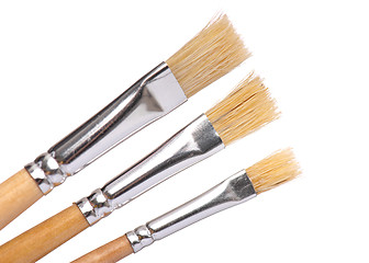 Image showing Painting art brush on white