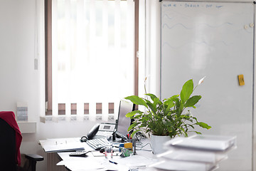 Image showing designers in office at the wooden furniture manufacture