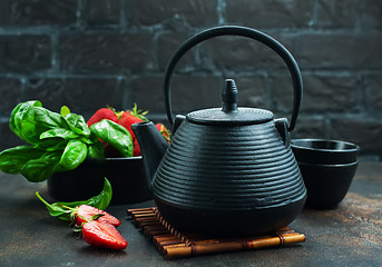 Image showing tea in teapot