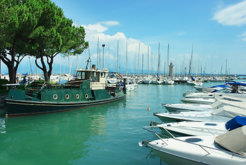 Image showing Desenzano harbor