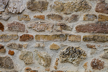 Image showing Antique brick wall texture