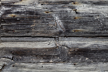 Image showing Old wooden grunge door texture