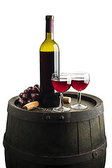 Image showing Red wine