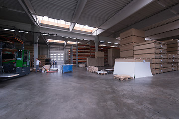 Image showing furniture factory