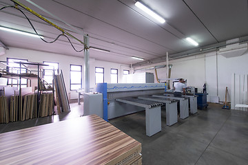 Image showing furniture factory