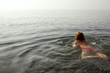 Image showing Swimming in Black Sea