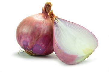 Image showing Salad shallot isolated