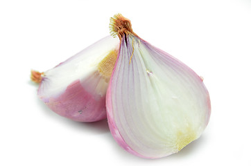 Image showing Salad shallot isolated