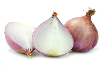 Image showing Salad shallot isolated