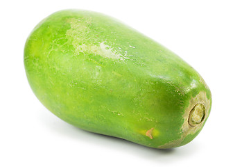 Image showing Green papaya isolated