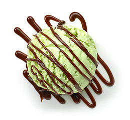 Image showing pistachio ice cream