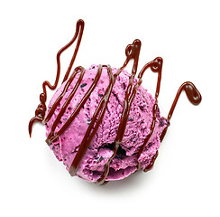 Image showing ice cream ball