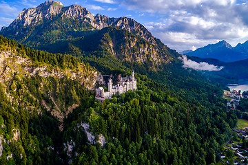 Image showing Neuschwanstein Castle Bavarian Alps Germany