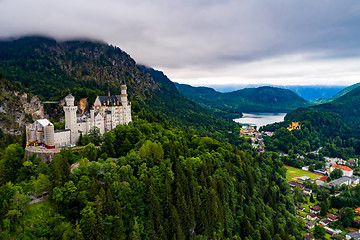 Image showing Neuschwanstein Castle Bavarian Alps Germany