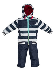 Image showing Childrens snowsuit fall