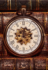 Image showing Close up on vintage clock