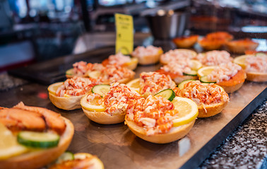 Image showing Fish market fast food