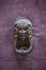 Image showing Ancient italian door knocker 