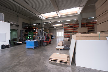 Image showing furniture factory