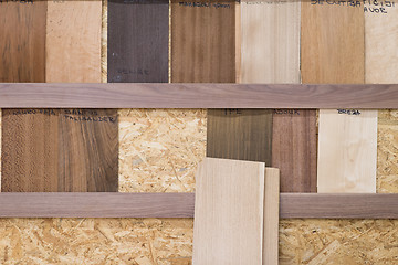 Image showing samples of wooden furniture