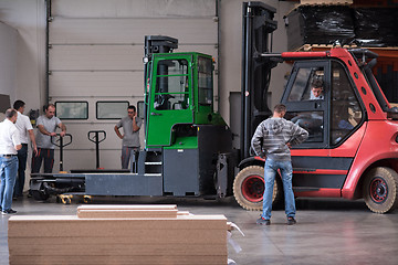 Image showing furniture factory