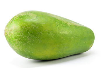 Image showing Green papaya isolated