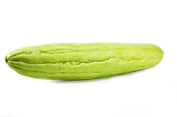 Image showing Green bitter gourd