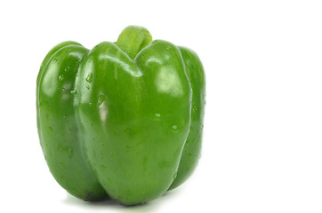 Image showing Green bell pepper 