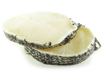 Image showing Pieces of raw cod fish fillets