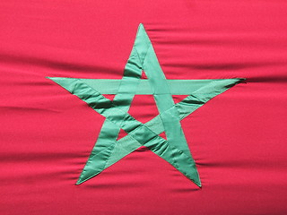 Image showing Moroccan flag