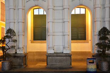 Image showing European building in Senado Square in Macau