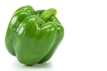 Image showing Green bell pepper