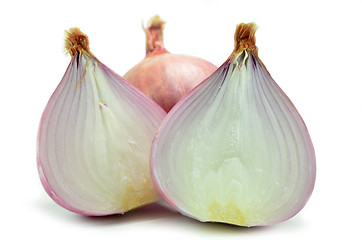 Image showing Salad shallot isolated